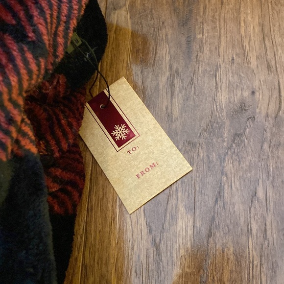 Plush and Sherpa Throw Blanket Plaid NEW - Picture 5 of 8